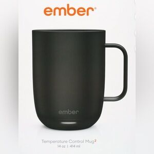 Ember NEW IN BOX 14 OZ Charcoal Temperature Control Mug 2